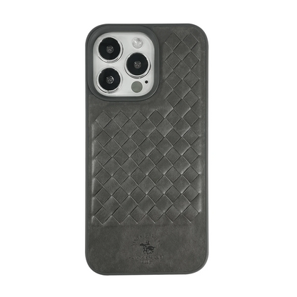 Santa Barbara Polo Racquet Club Apple iPhone 13 Pro Ravel Deri Kapak - Yeşil