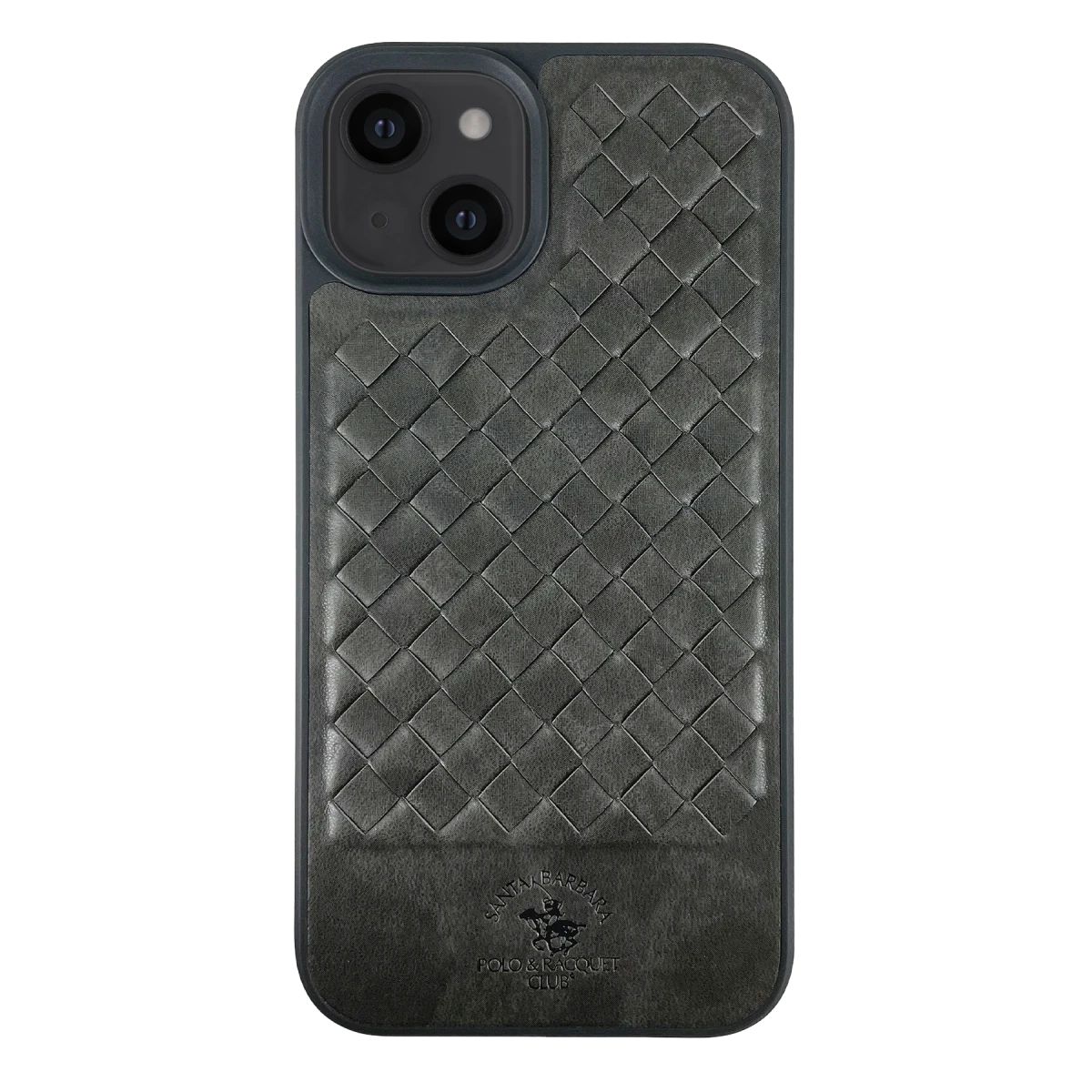 Santa Barbara Polo Racquet Club Apple iPhone 13 Ravel Deri Kapak - Yeşil