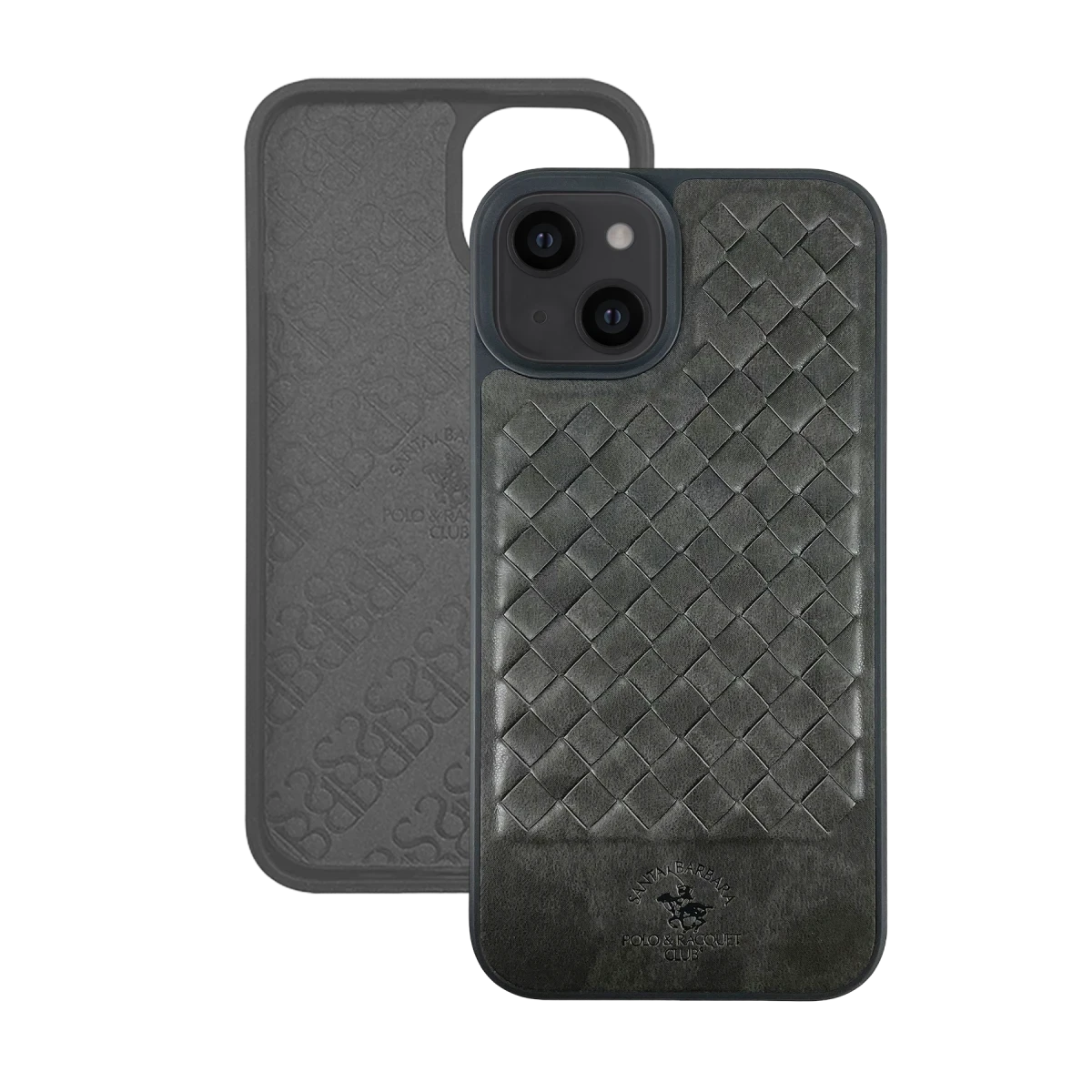 Santa Barbara Polo Racquet Club Apple iPhone 13 Ravel Deri Kapak - Yeşil