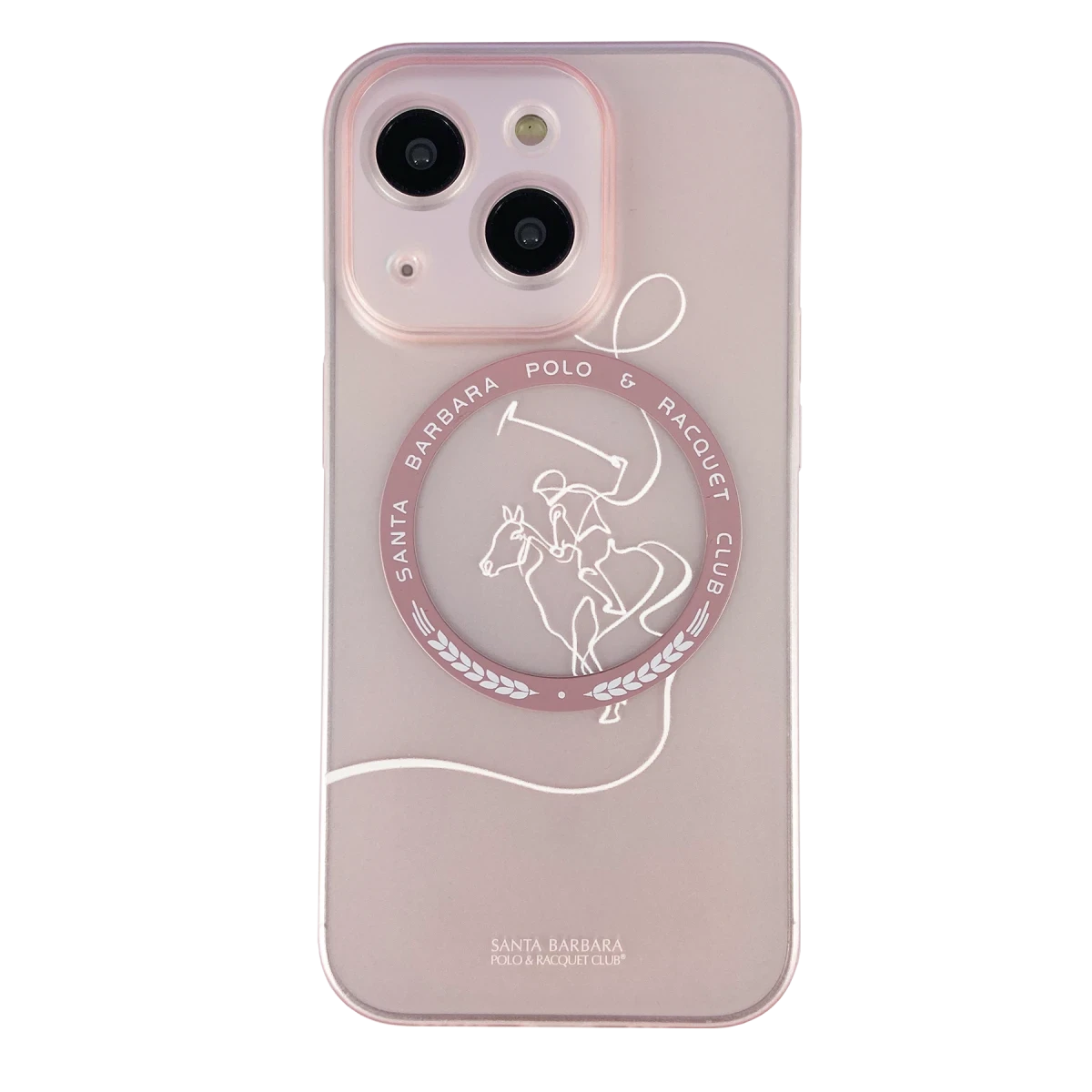 Santa Barbara Polo Racquet Club Apple iPhone 14 Albert Magsafe Kapak - Pembe