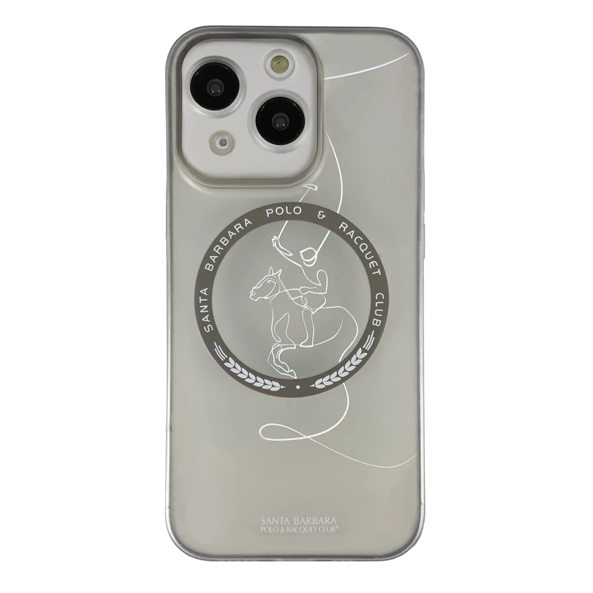 Santa Barbara Polo Racquet Club Apple iPhone 14 Albert Magsafe Kapak - Titan Gri