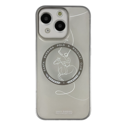 Santa Barbara Polo Racquet Club Apple iPhone 14 Albert Magsafe Kapak - Titan Gri