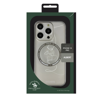 Santa Barbara Polo Racquet Club Apple iPhone 14 Pro Albert Magsafe Kapak - Pembe