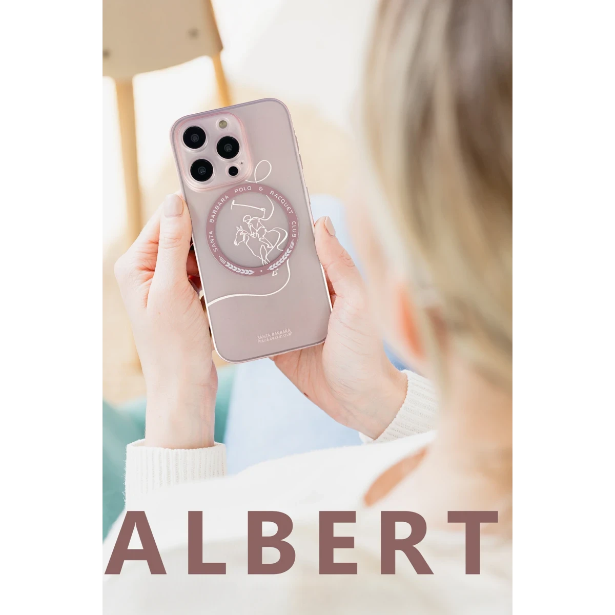 Santa Barbara Polo Racquet Club Apple iPhone 14 Pro Albert Magsafe Kapak - Şeffaf