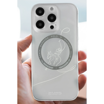Santa Barbara Polo Racquet Club Apple iPhone 14 Pro Max Albert Magsafe Kapak - Şeffaf