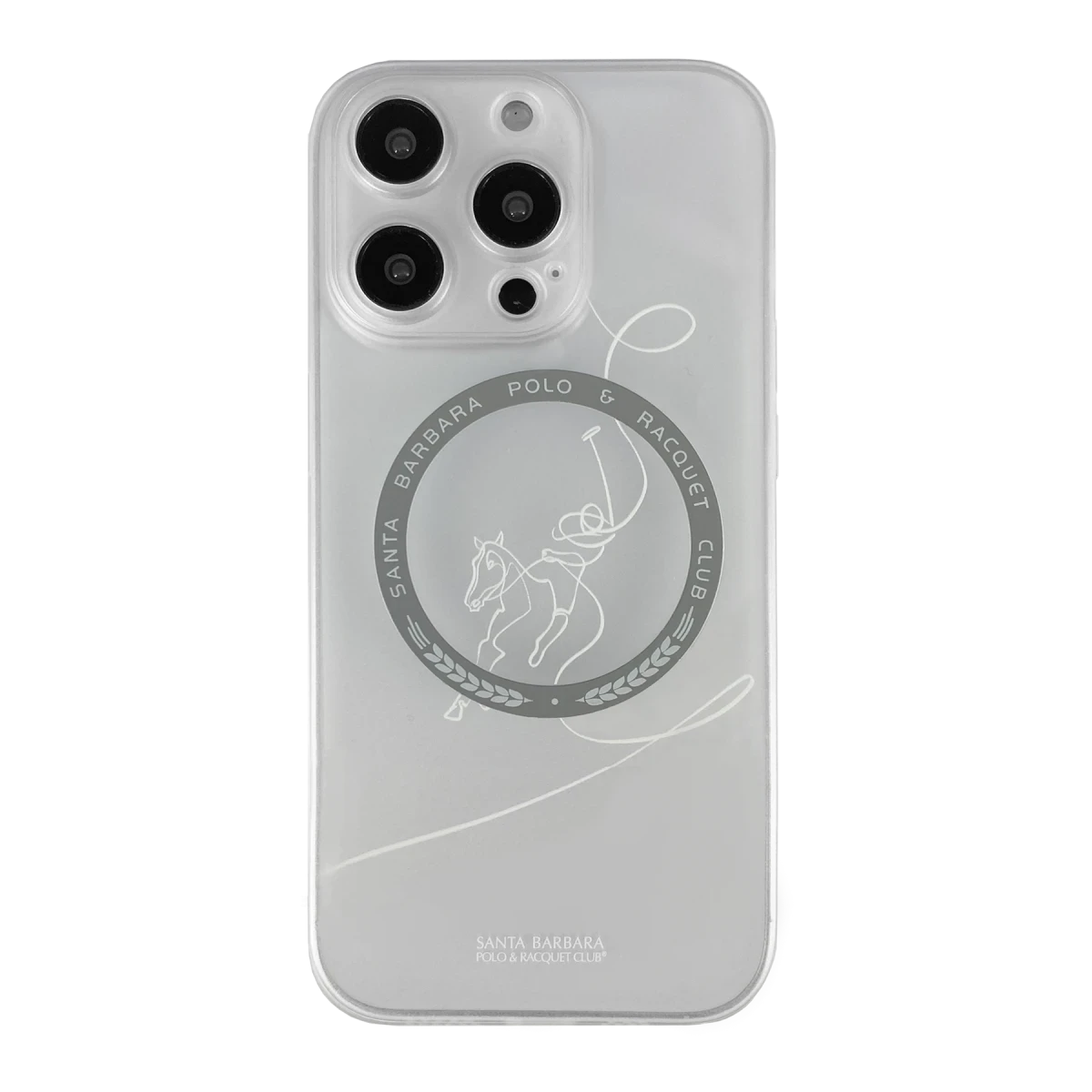 Santa Barbara Polo Racquet Club Apple iPhone 14 Pro Max Albert Magsafe Kapak - Şeffaf
