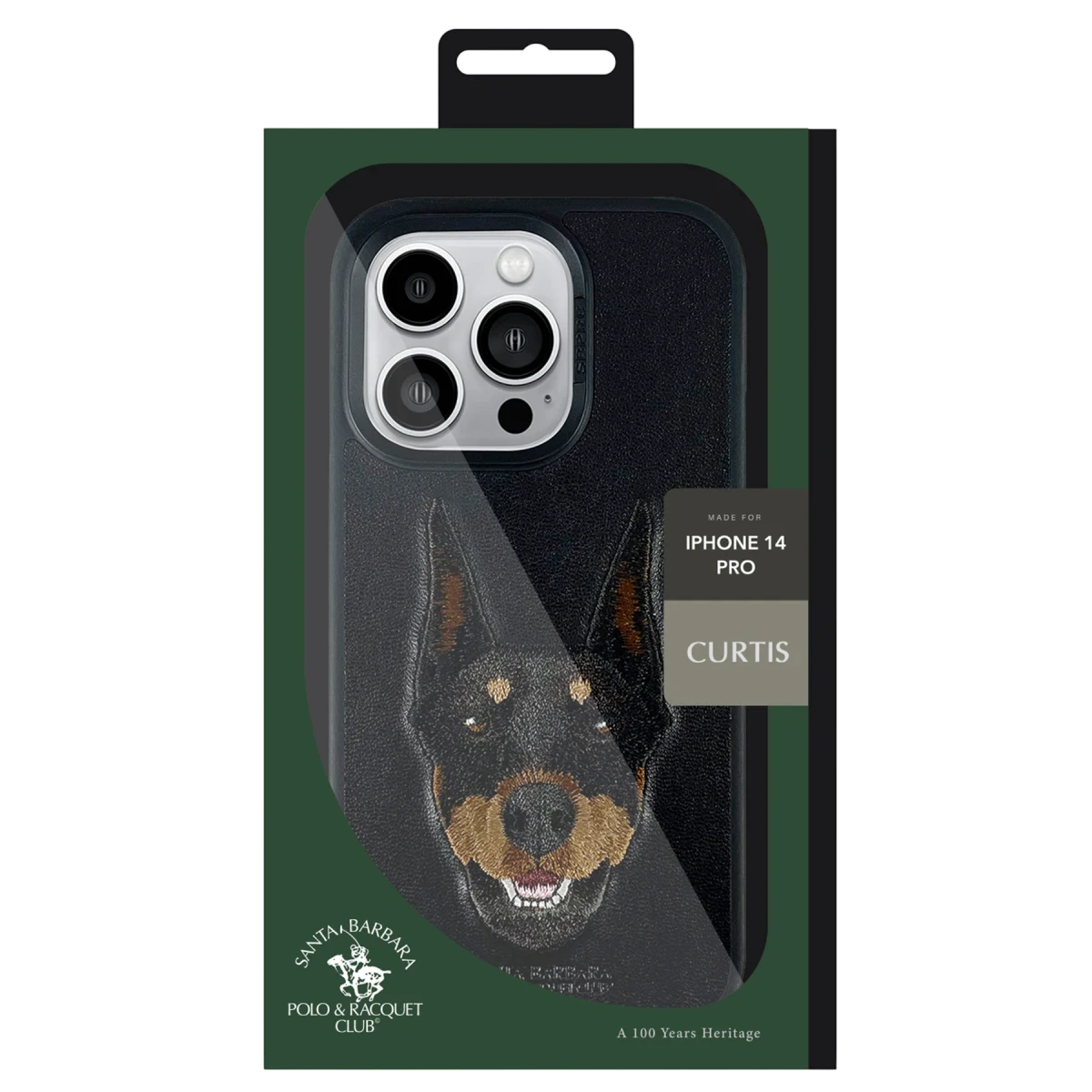 Santa Barbara Polo Racquet Club Apple iPhone 14 Pro Max Curtis Kapak - Siyah
