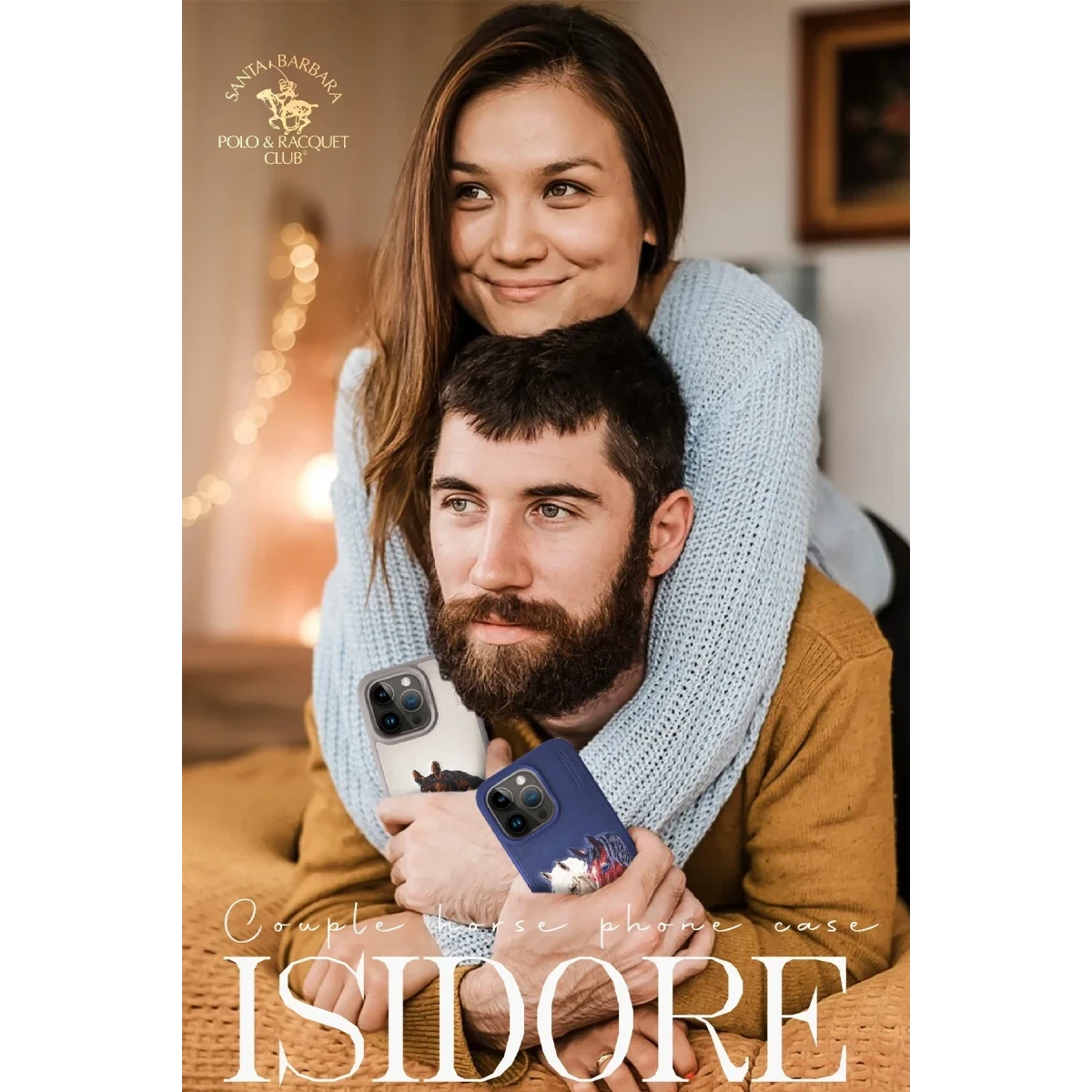 Santa Barbara Polo Racquet Club Apple iPhone 14 Pro Max Isidore Kapak - Siyah