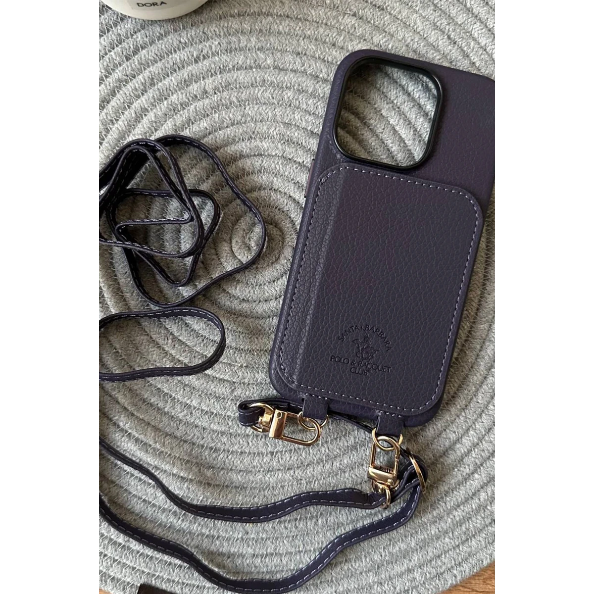 Santa Barbara Polo Racquet Club Apple iPhone 14 Pro Max Knhn Kapak - Mor