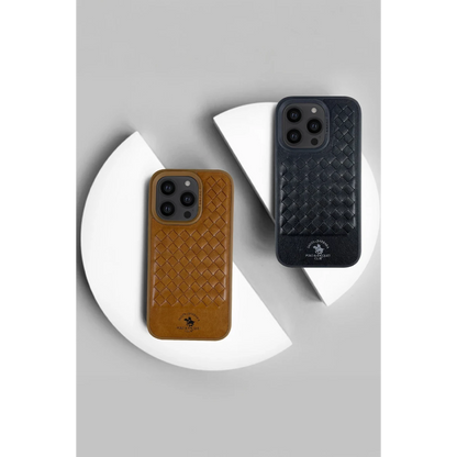 Santa Barbara Polo Racquet Club Apple iPhone 14 Pro Max Ravel Deri Kapak - Mor