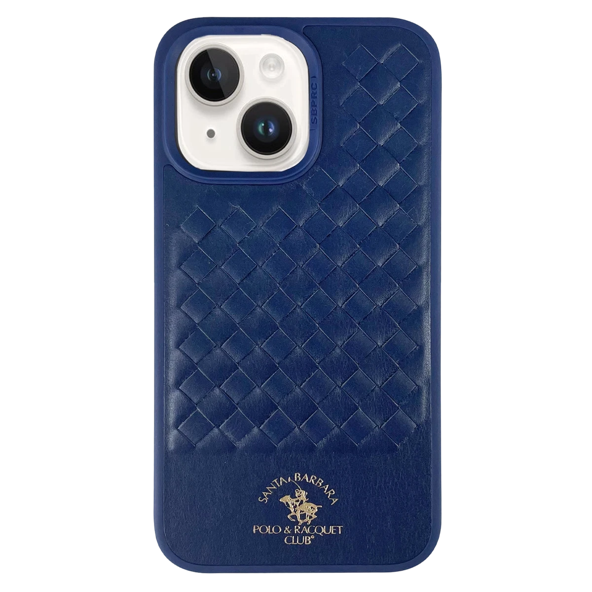 Santa Barbara Polo Racquet Club Apple iPhone 14 Ravel Deri Kapak - Lacivert