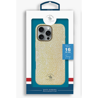 Santa Barbara Polo Racquet Club Apple iPhone 16 Pro Tracy Magsafe Kapak - Gümüş