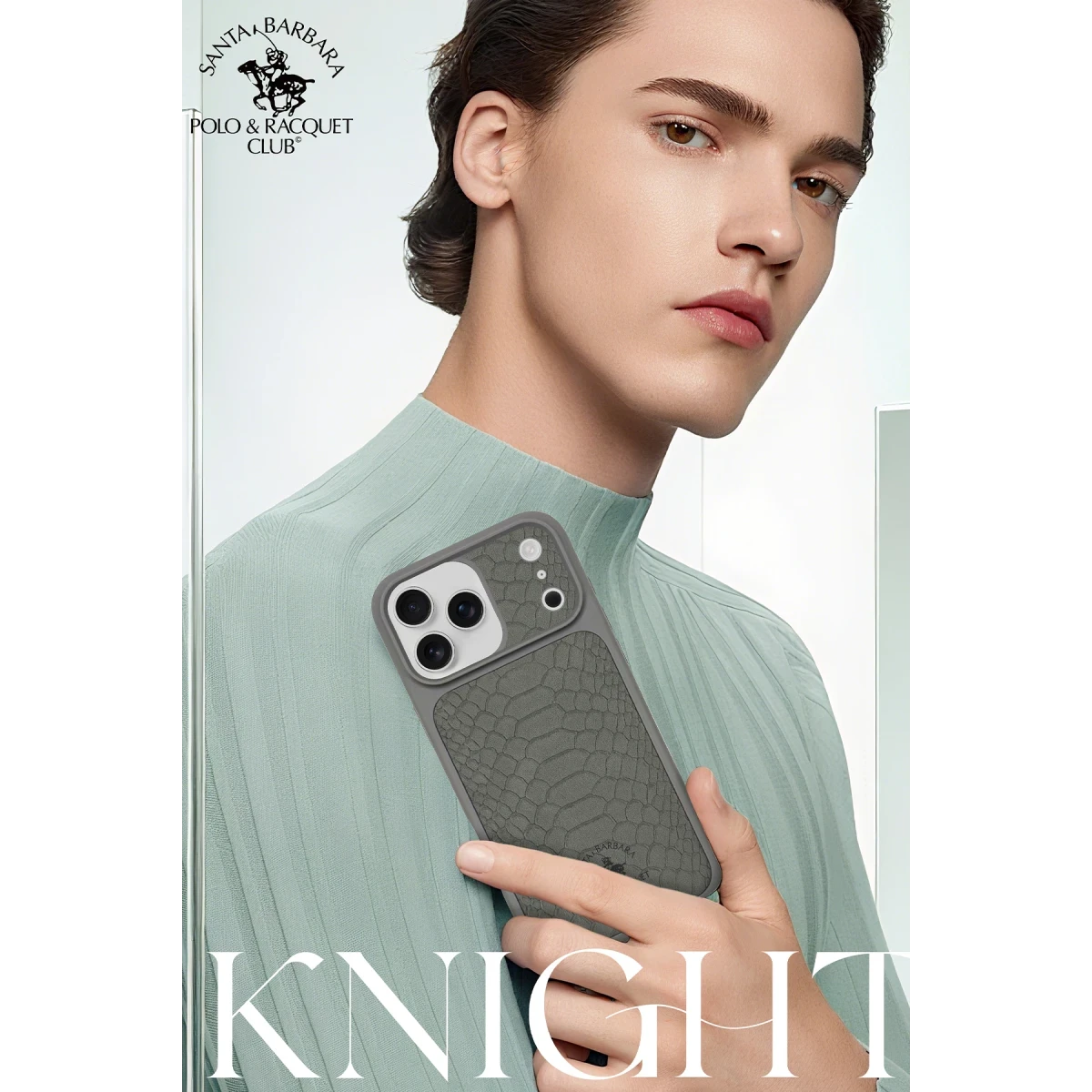 Santa Barbara Polo Racquet Club Apple iPhone 17 Knight Deri Kapak - Lacivert