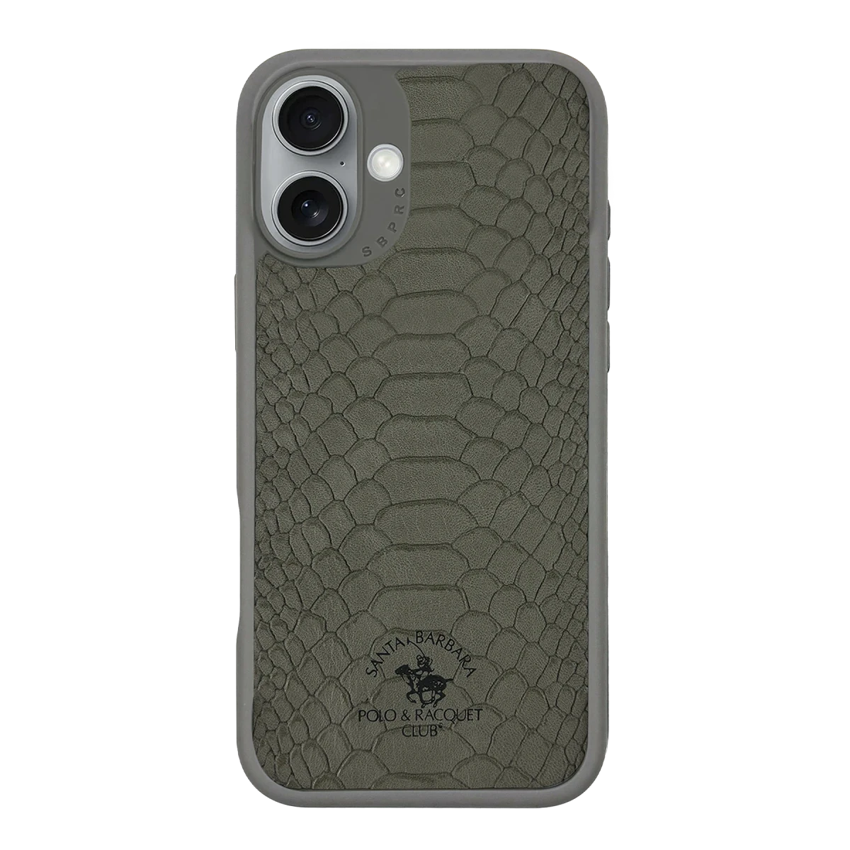 Santa Barbara Polo Racquet Club Apple iPhone 17 Knight Deri Kapak - Titan Gri