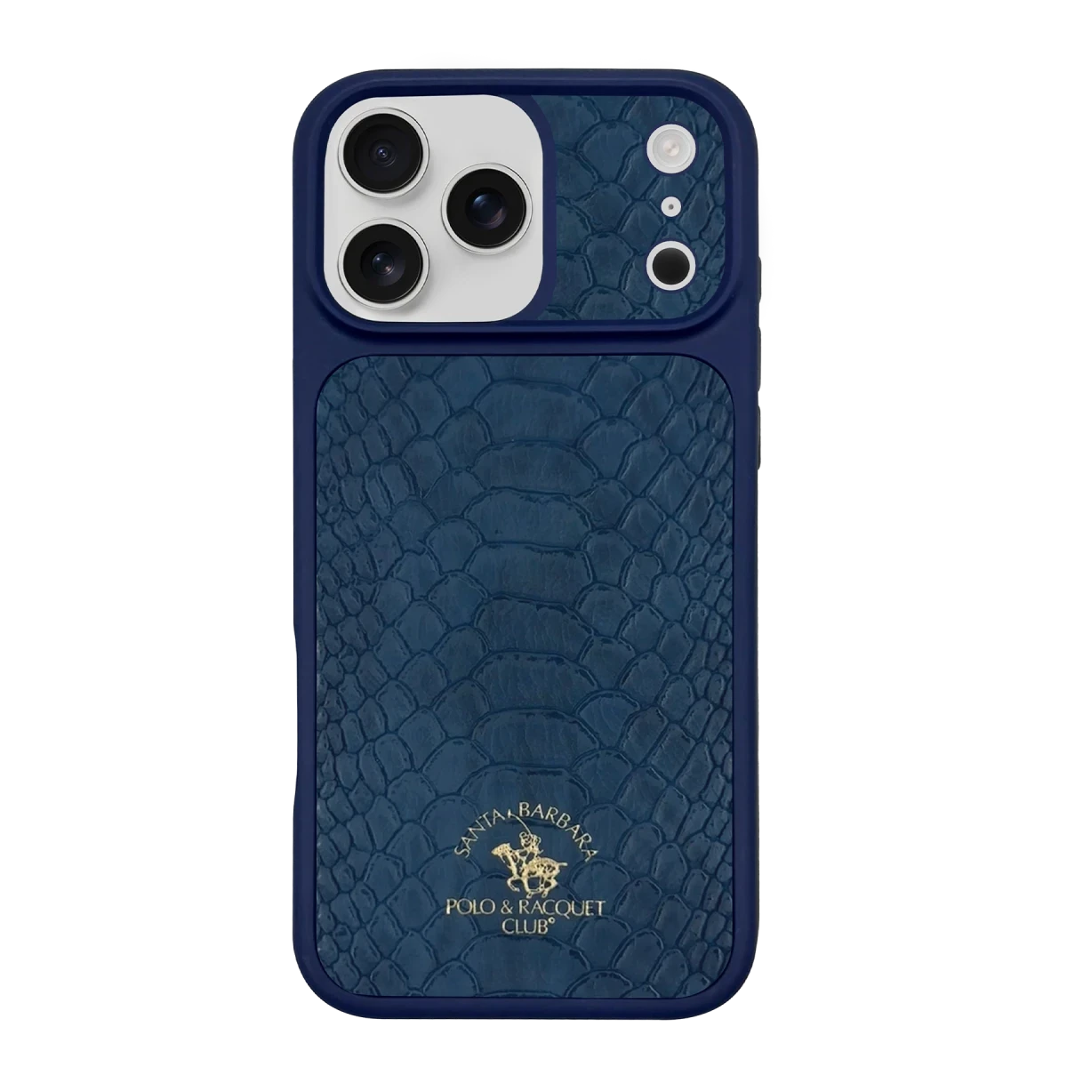 Santa Barbara Polo Racquet Club Apple iPhone 17 Pro Knight Deri Kapak - Lacivert