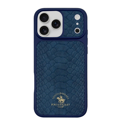 Santa Barbara Polo Racquet Club Apple iPhone 17 Pro Knight Deri Kapak - Lacivert