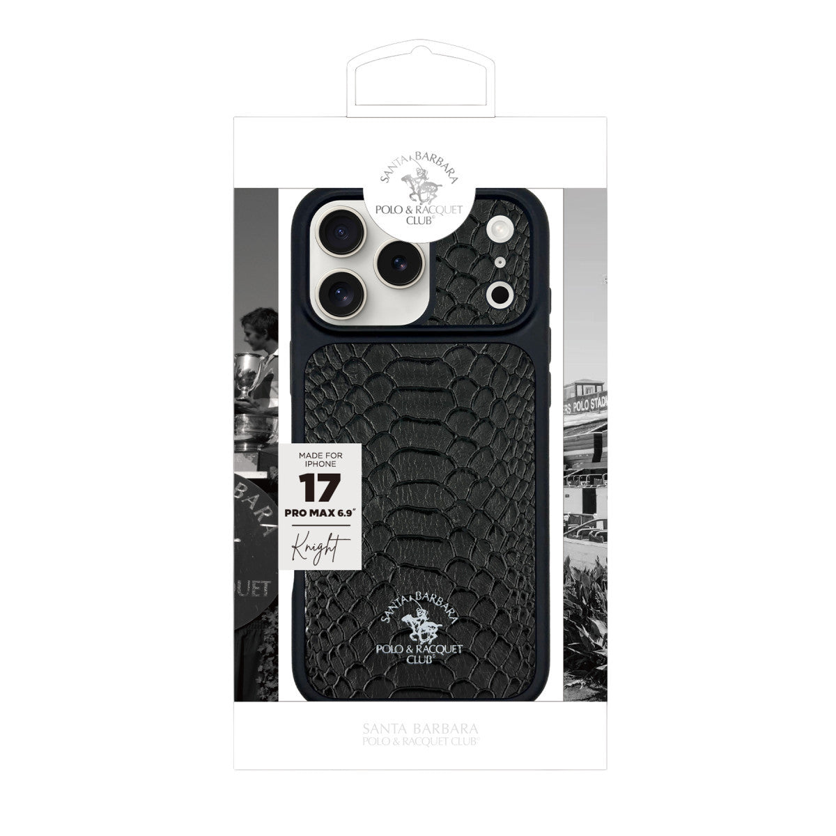 Santa Barbara Polo Racquet Club Apple iPhone 17 Pro Knight Deri Kapak