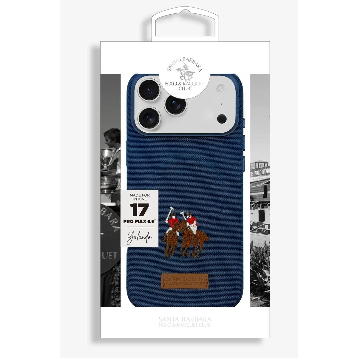 Santa Barbara Polo Racquet Club Apple iPhone 17 Pro Max Yolanda Kapak - Siyah