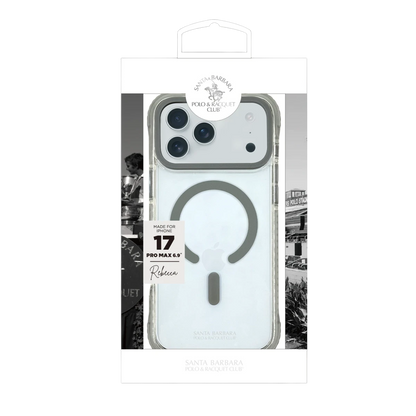 Santa Barbara Polo Racquet Club Apple iPhone 17 Pro  Rebecca Magsafe Kapak - Açık Gri