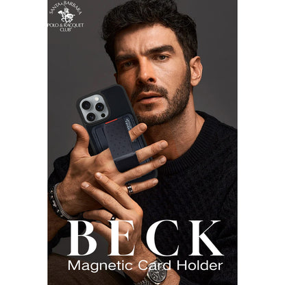 Santa Barbara Polo Racquet Club Beck Serisi Stant Özellikli Magsafe Kartlık