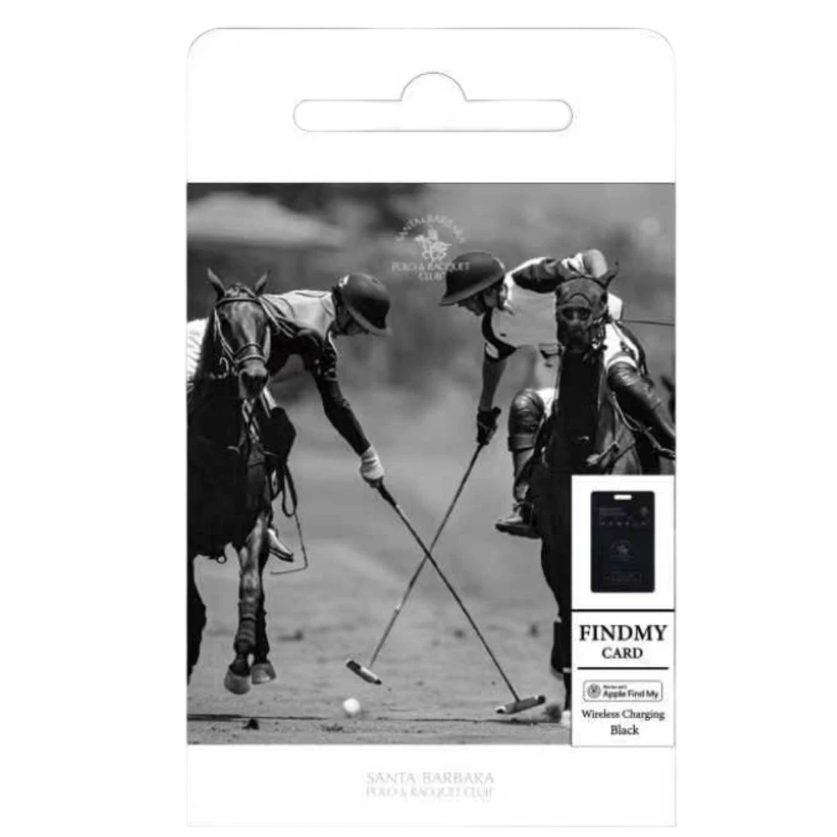 Santa Barbara Polo Racquet Club Beni Bul Özellikli Kartvizit - Siyah