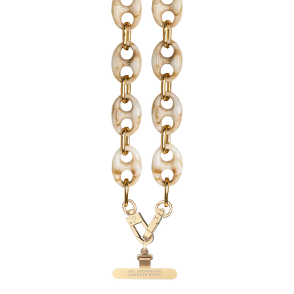 Santa Barbara Polo Racquet Club Hilary Acrylic Chain Universal Bileklik - Bej