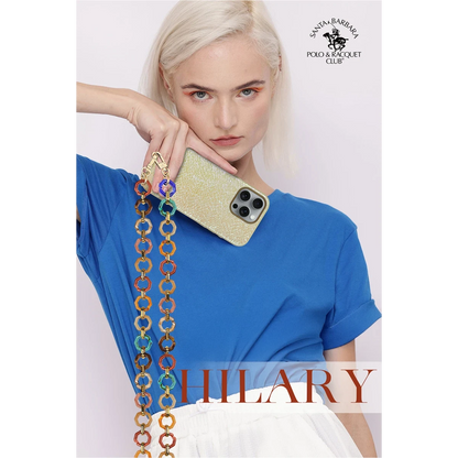 Santa Barbara Polo Racquet Club Hilary Acrylic Chain Universal Bileklik - Rainbow