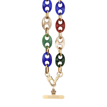 Santa Barbara Polo Racquet Club Hilary Acrylic Chain Universal Bileklik - Rainbow