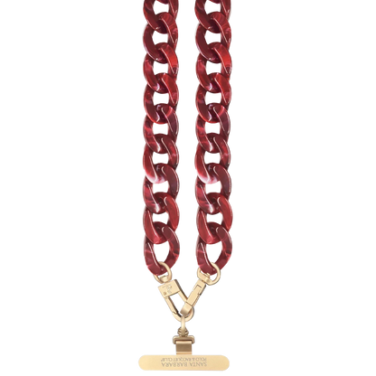 Santa Barbara Polo Racquet Club Hilary Acrylic Universal Bileklik - Bordo
