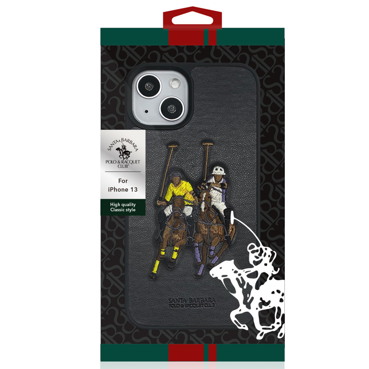 Santa Barbara Polo Racquet Club Apple iPhone 13 Jockey Deri Kapak