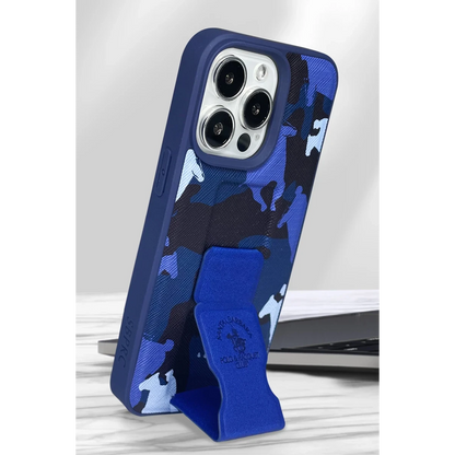 Santa Barbara Polo Racquet Club Apple iPhone 13 Pro Enos Standlı Kapak - Kırmızı