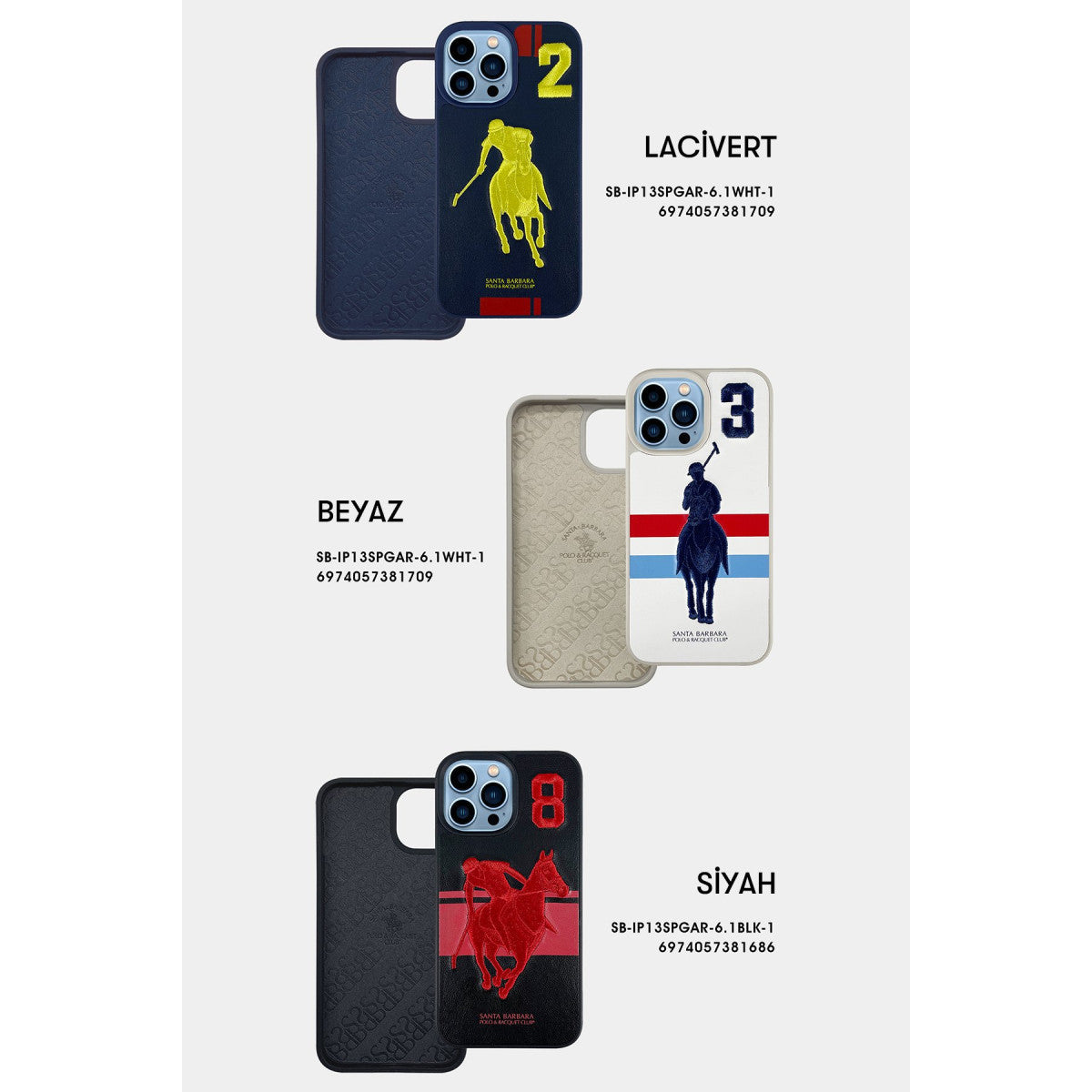 Santa Barbara Polo Racquet Club Apple iPhone 13 Pro Garner Deri Kapak