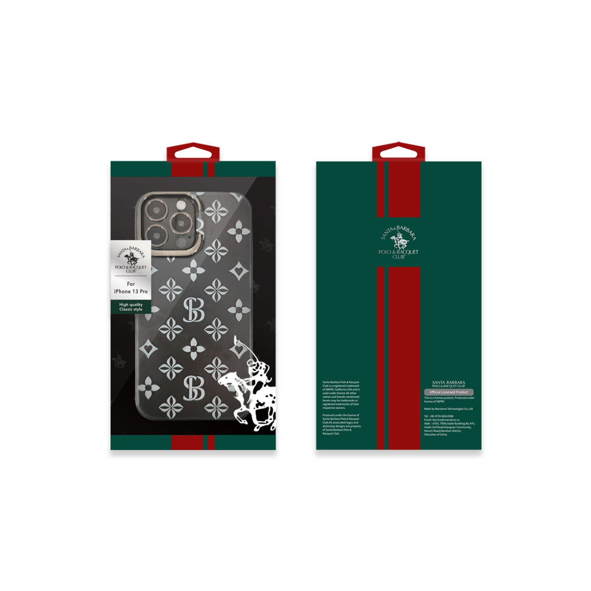 Santa Barbara Polo Racquet Club Apple iPhone 13 Pro Isabella Stand Kapak