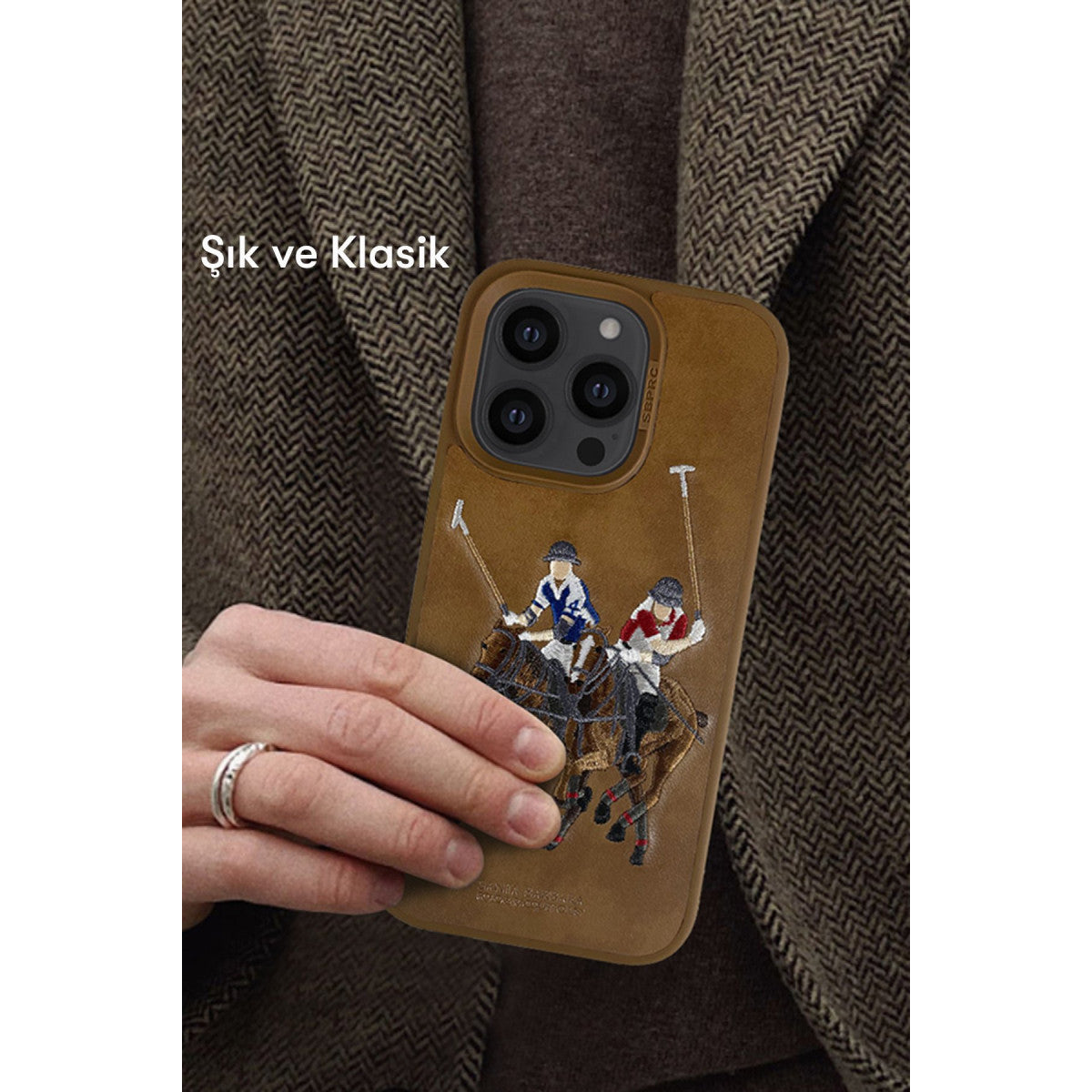 Santa Barbara Polo Racquet Club Apple iPhone 13 Pro Jockey Deri Kapak