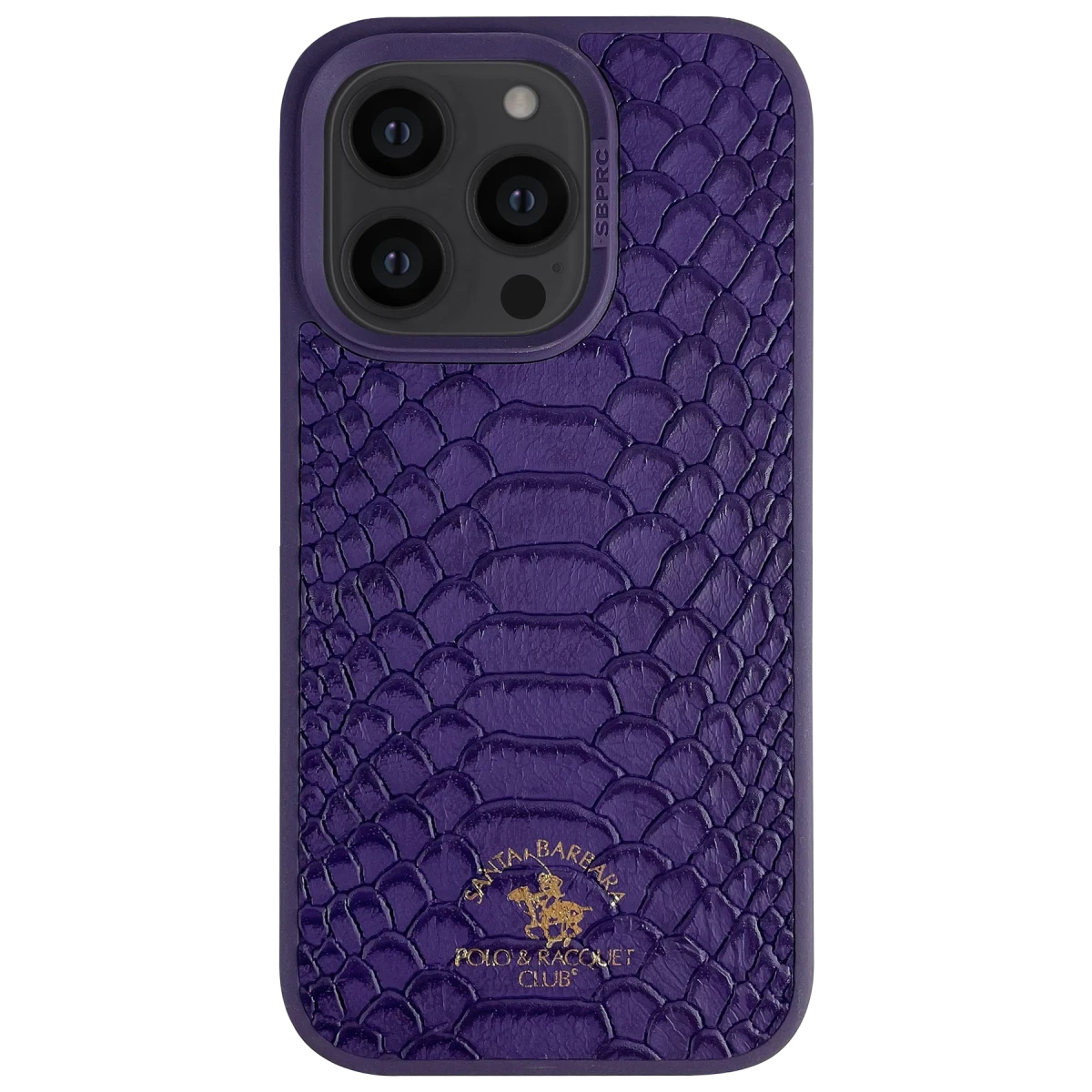 Santa Barbara Polo Racquet Club Apple iPhone 13 Pro Knight Deri Kapak - Mor