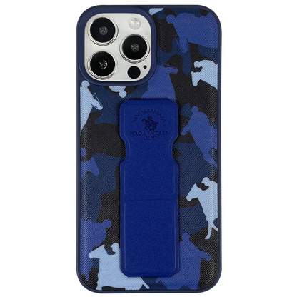 Santa Barbara Polo Racquet Club Apple iPhone 13 Pro Max Enos Standlı Kapak - Lacivert