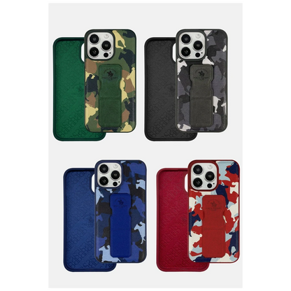 Santa Barbara Polo Racquet Club Apple iPhone 13 Pro Max Enos Standlı Kapak - Yeşil