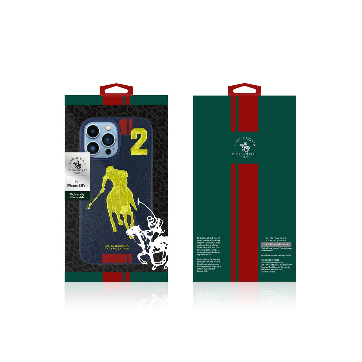 Santa Barbara Polo Racquet Club Apple iPhone 13 Pro Max Garner Deri Kapak