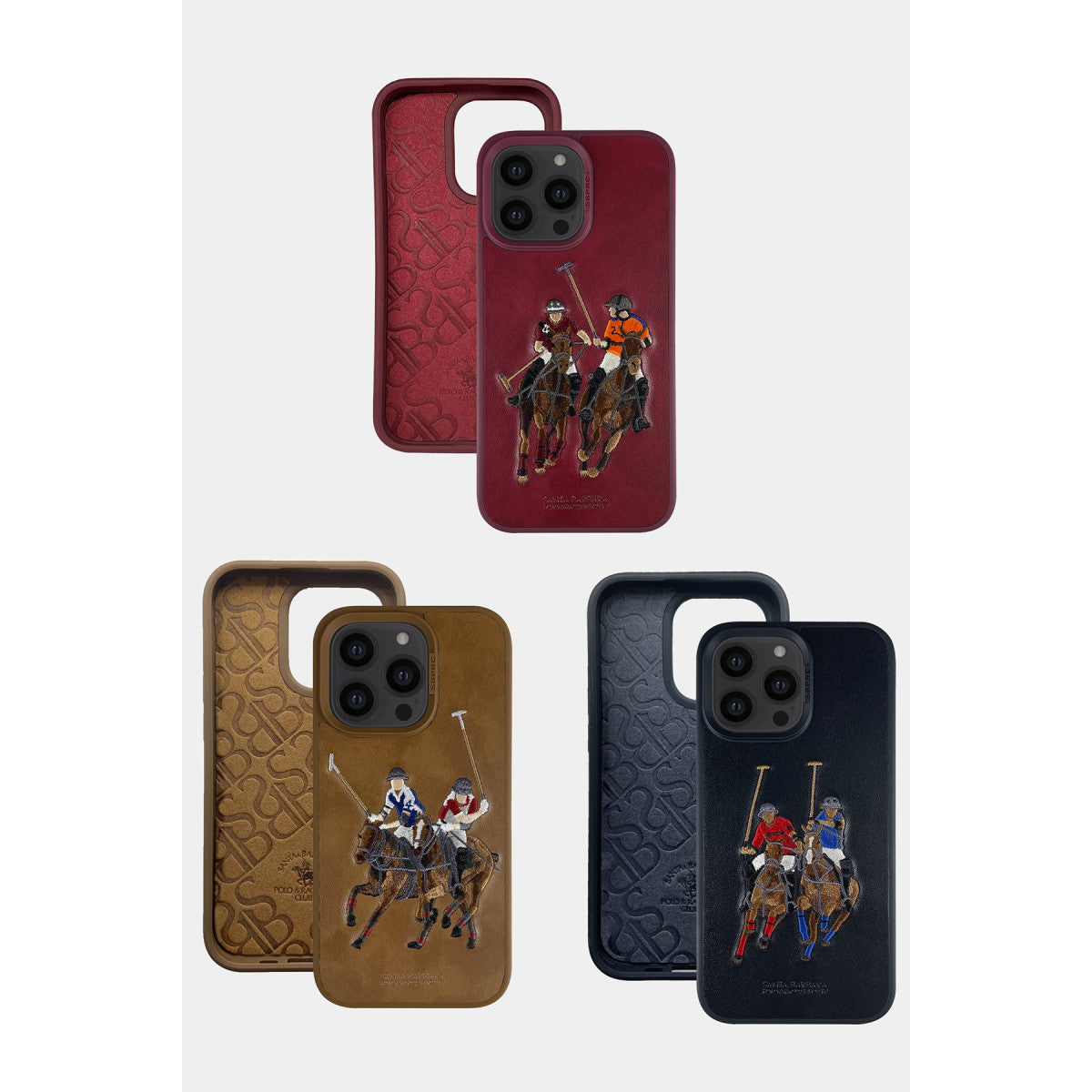 Santa Barbara Polo Racquet Club Apple iPhone 13 Pro Max Jockey Deri Kapak