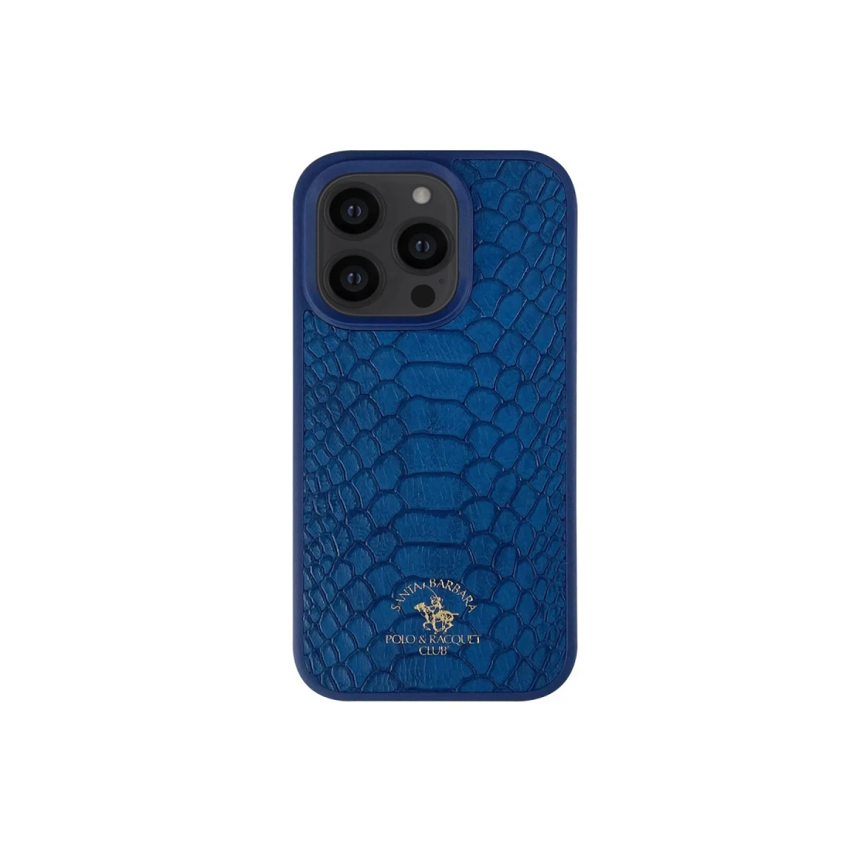 Santa Barbara Polo Racquet Club Apple iPhone 13 Pro Max Knight Deri Kapak - Lacivert