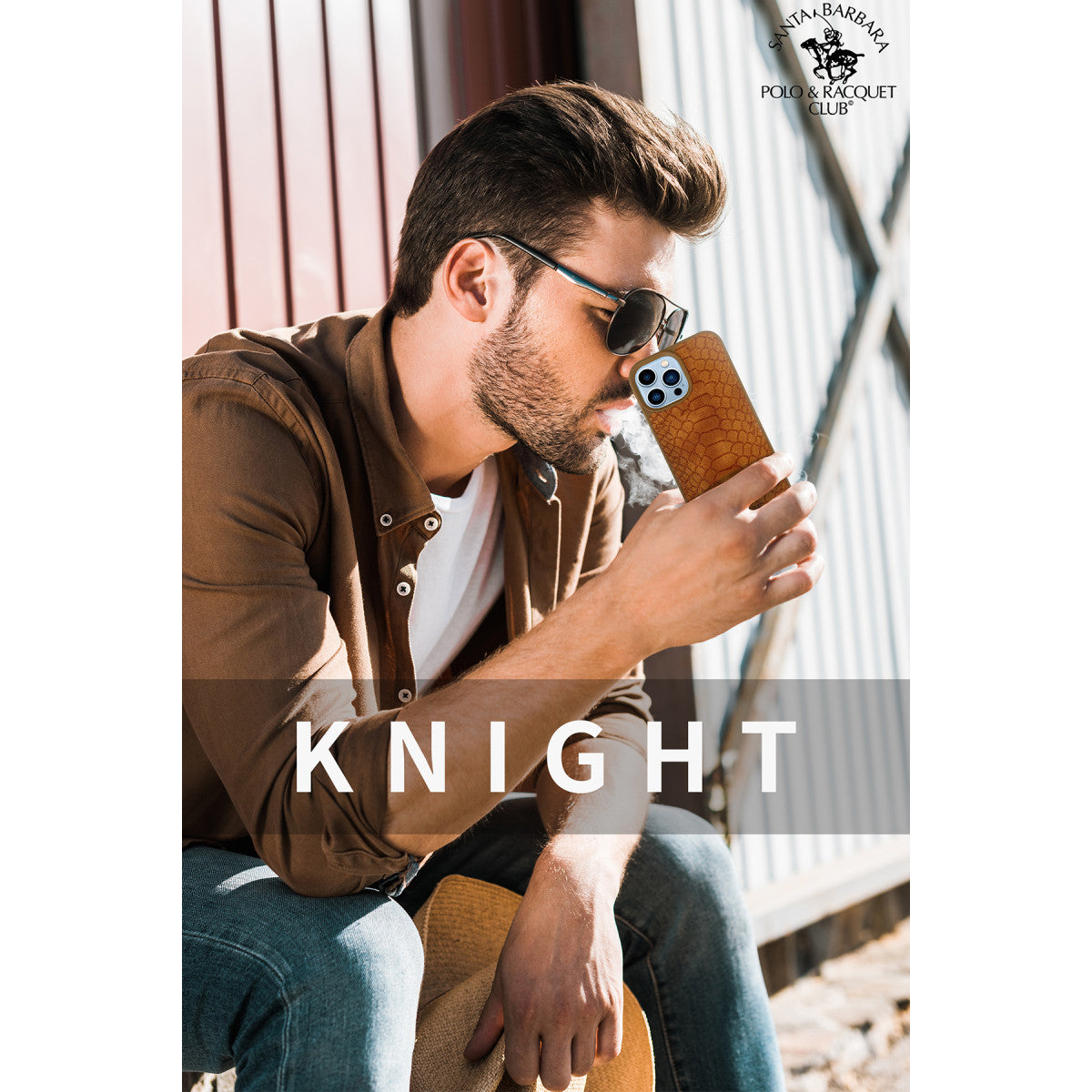 Santa Barbara Polo Racquet Club Apple iPhone 13 Pro Max Knight Deri Kapak