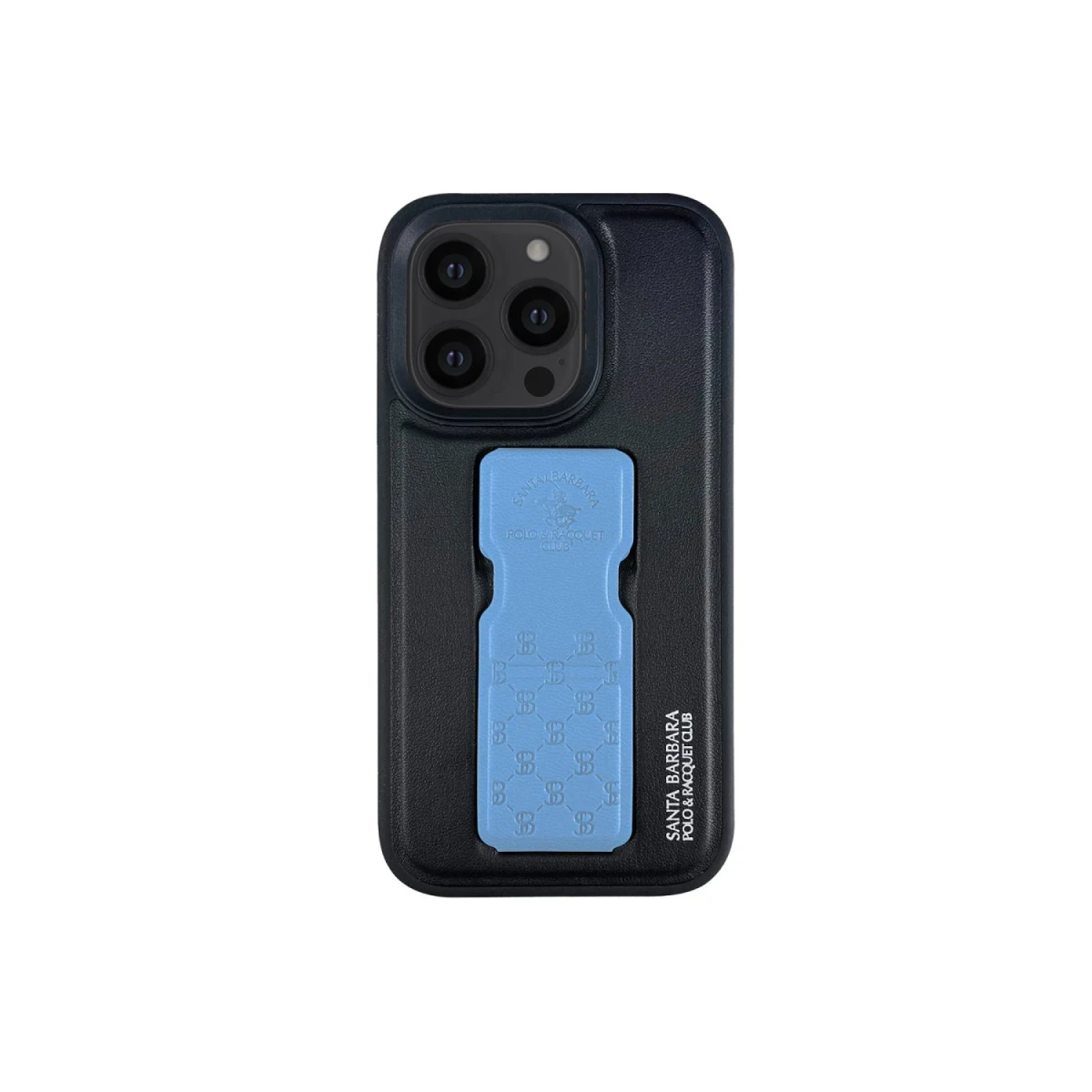 Santa Barbara Polo Racquet Club Apple iPhone 13 Pro Max Parker Stand Kapak - Mavi