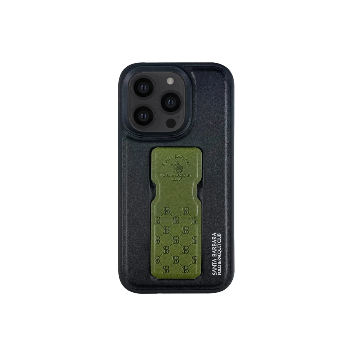 Santa Barbara Polo Racquet Club Apple iPhone 13 Pro Max Parker Stand Kapak - Yeşil