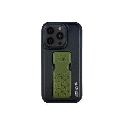 Santa Barbara Polo Racquet Club Apple iPhone 13 Pro Max Parker Stand Kapak - Yeşil