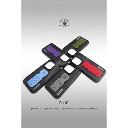 Santa Barbara Polo Racquet Club Apple iPhone 13 Pro Max Parker Stand Kapak - Yeşil