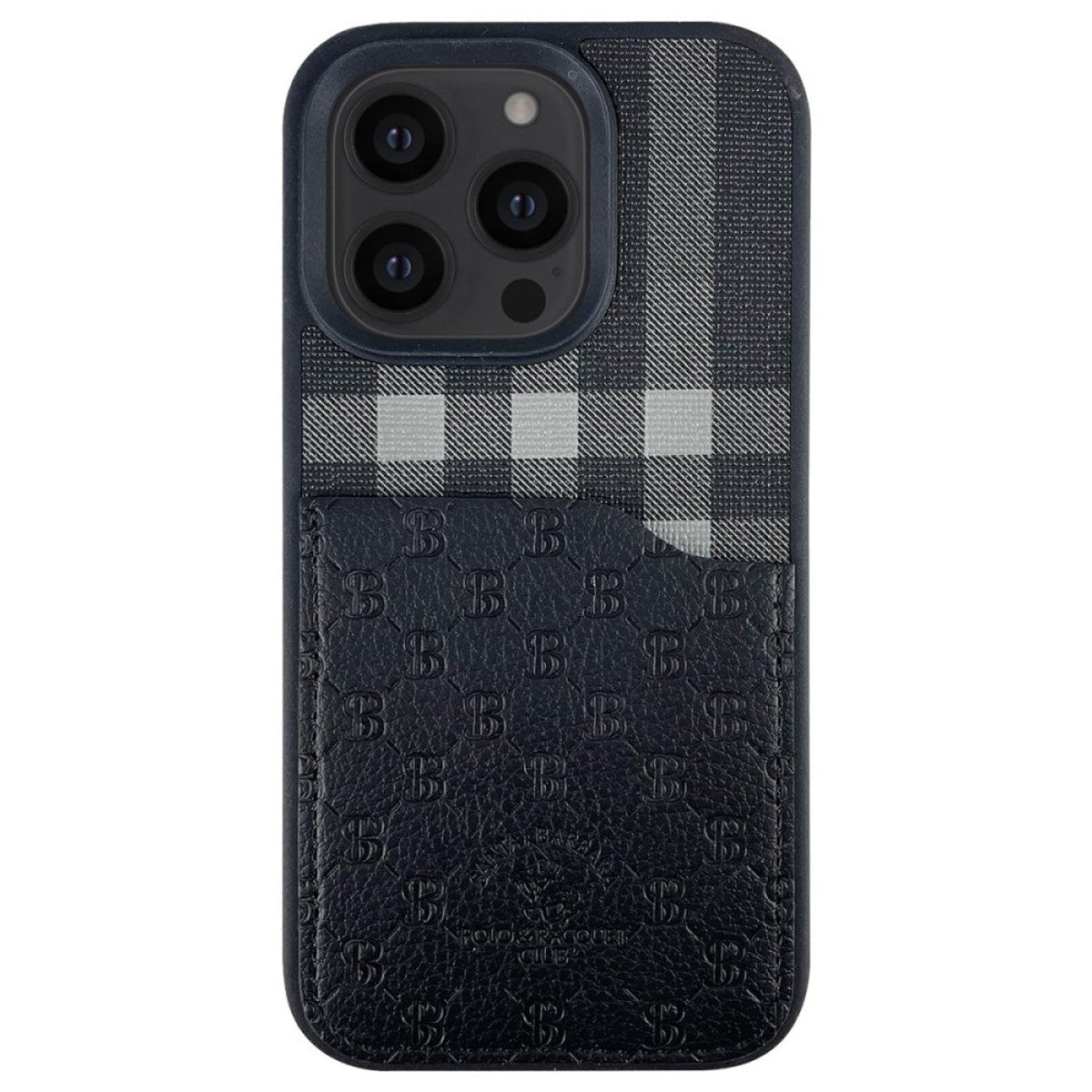 Santa Barbara Polo Racquet Club Apple iPhone 13 Pro Max Plaid Kartvizitli Kapak