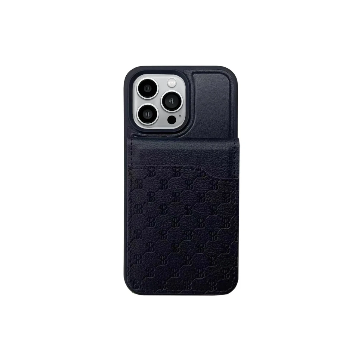 Santa Barbara Polo Racquet Club Apple iPhone 13 Pro Max Timothy Cüzdanlı Standlı Kapak - Siyah