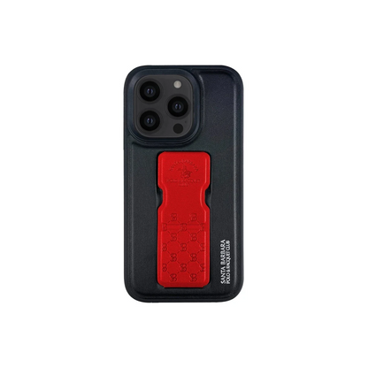 Santa Barbara Polo Racquet Club Apple iPhone 13 Pro Parker Stand Kapak - Kırmızı