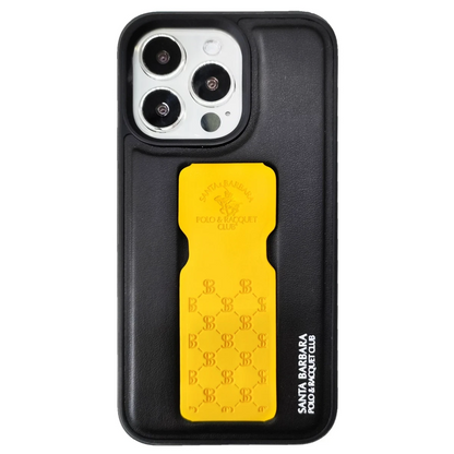 Santa Barbara Polo Racquet Club Apple iPhone 13 Pro Parker Stand Kapak - Sarı