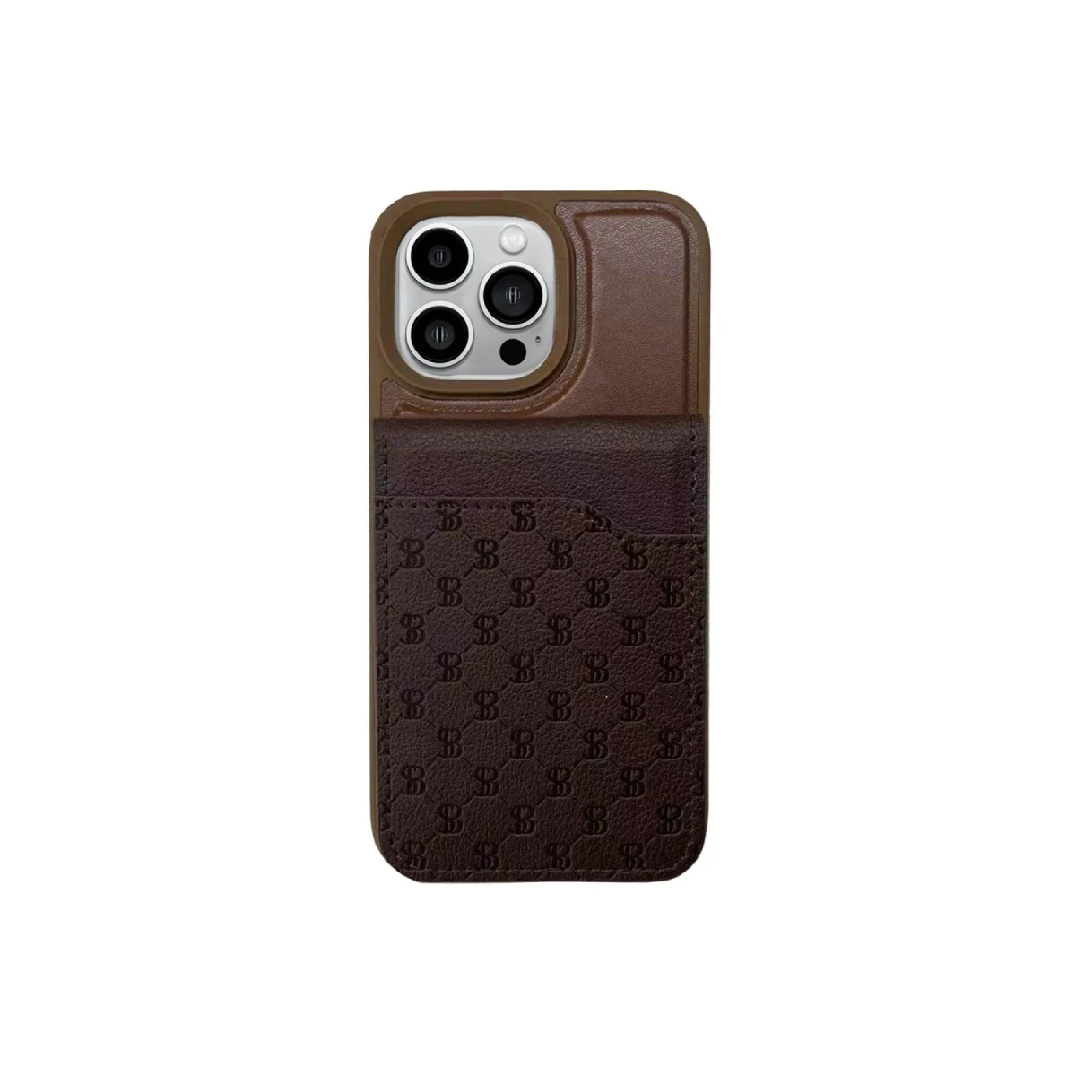 Santa Barbara Polo Racquet Club Apple iPhone 13 Pro Timothy Cüzdanlı Standlı Kapak - Kahverengi